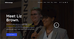 Desktop Screenshot of lizbrown.info