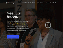 Tablet Screenshot of lizbrown.info